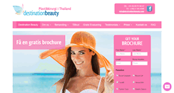 Desktop Screenshot of destinationbeauty.dk